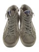 Golden Goose Leather Distressed Accents Sneakers
