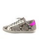 Golden Goose Leather Printed Sneakers
