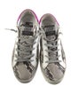 Golden Goose Leather Printed Sneakers