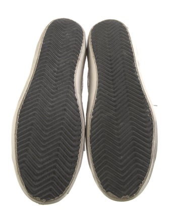 Golden Goose Leather Printed Sneakers