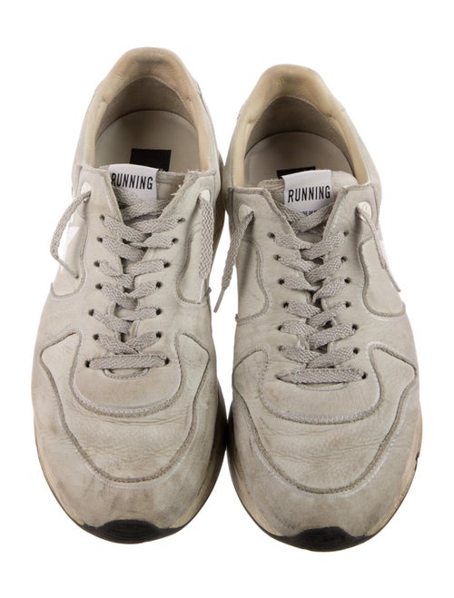 Golden Goose Leather Distressed Accents Sneakers