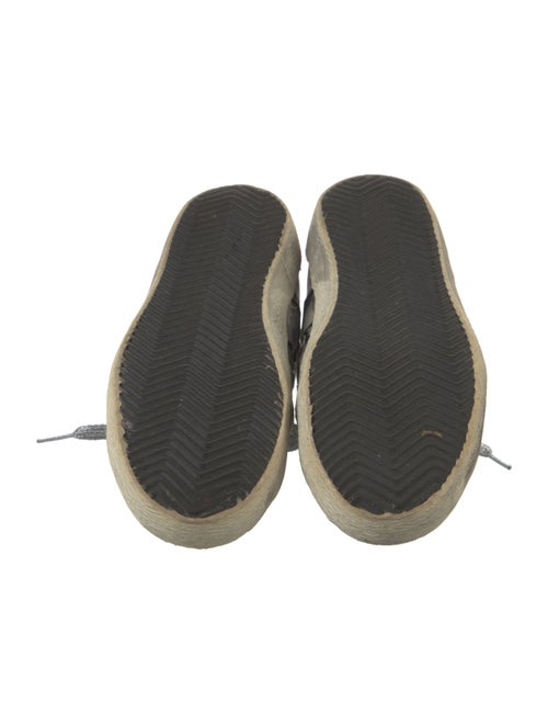 Golden Goose Printed Distressed Accents Sneakers