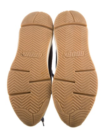 Golden Goose Suede Colorblock Pattern Chunky Sneakers