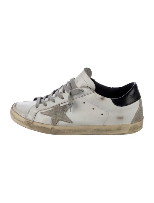 Golden Goose Leather Distressed Accents Sneakers
