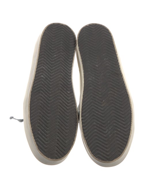 Golden Goose Leather Colorblock Pattern Sneakers