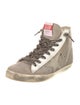 Golden Goose Canvas Printed Sneakers