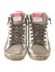 Golden Goose Canvas Printed Sneakers