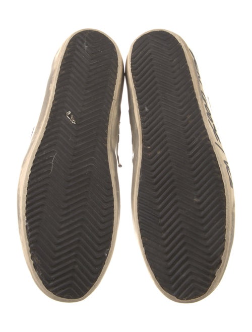 Golden Goose Canvas Printed Sneakers