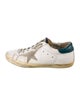 Golden Goose Leather Printed Sneakers