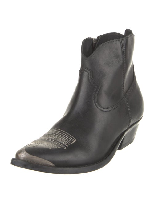 Golden Goose Leather Western Boots