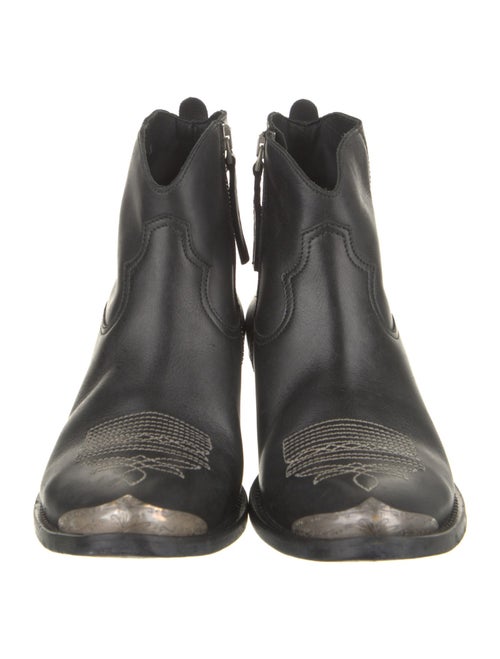 Golden Goose Leather Western Boots