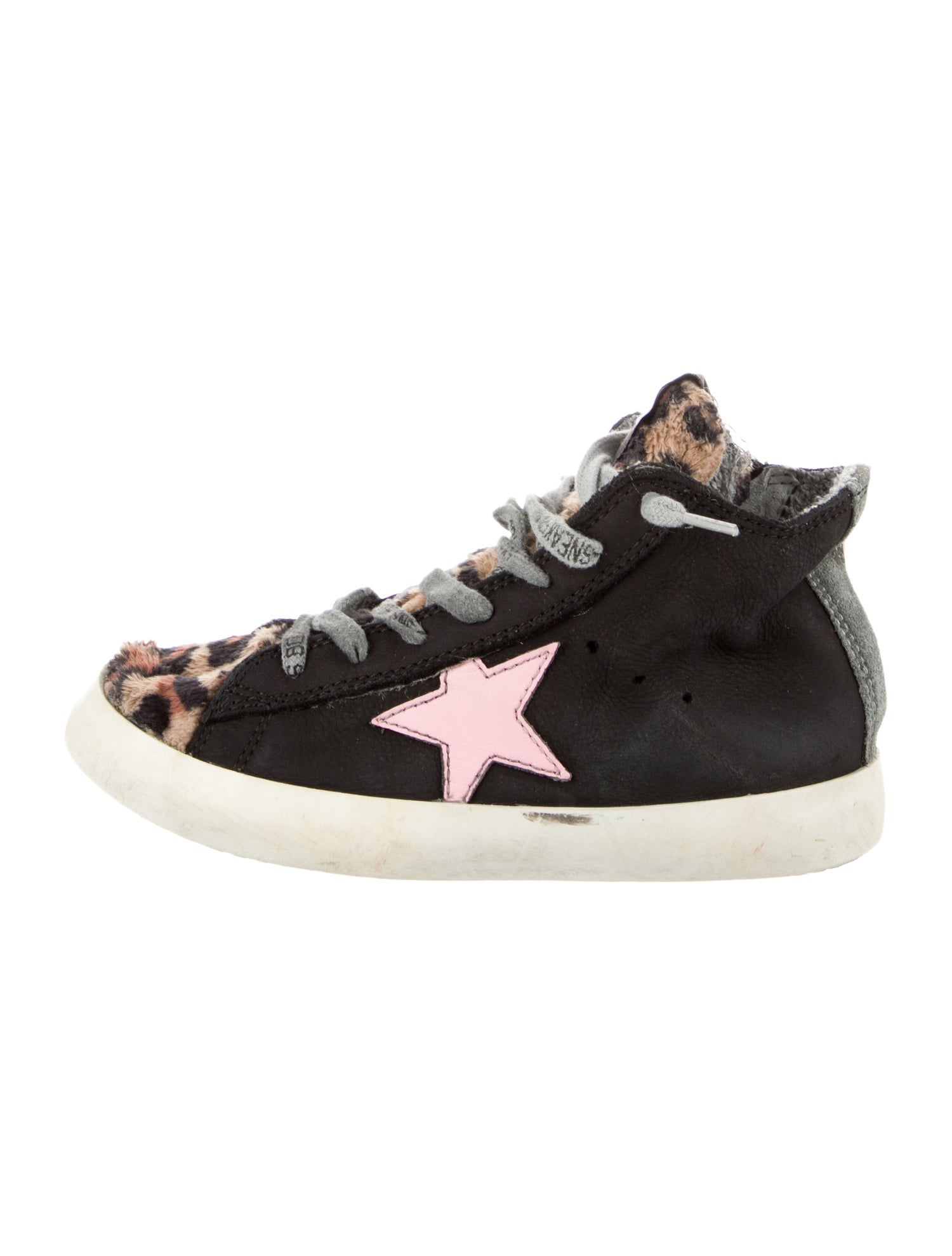 Golden Goose Leather Distressed Sneakers