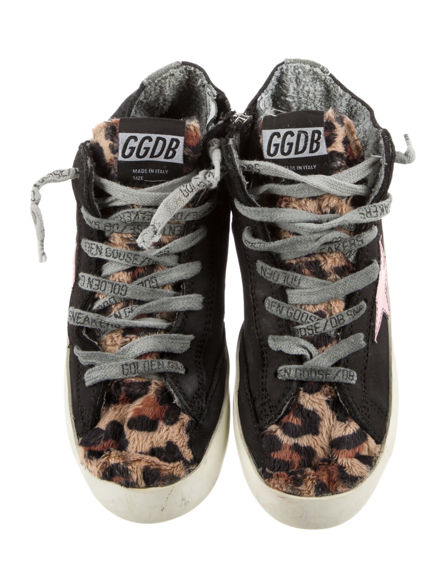 Golden Goose Leather Distressed Sneakers