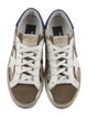 Golden Goose Suede Animal Print Sneakers