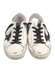 Golden Goose Leather Animal Print Sneakers