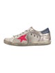 Golden Goose Leather Printed Sneakers