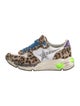 Golden Goose Ponyhair Animal Print Sneakers