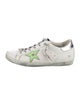 Golden Goose Leather Printed Sneakers