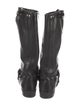 Golden Goose Leather Braided Accents Riding Boots