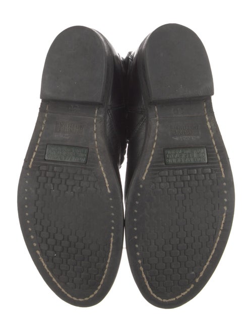 Golden Goose Leather Braided Accents Riding Boots