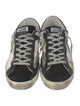 Golden Goose Leather Printed Sneakers