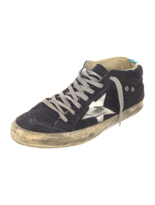 Golden Goose Suede Printed Sneakers