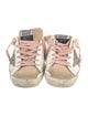 Golden Goose Leather Colorblock Pattern Sneakers