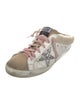 Golden Goose Leather Printed Sneakers