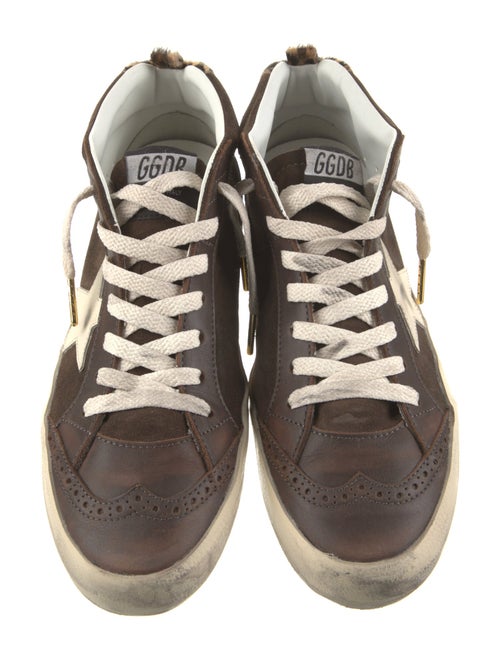 Golden Goose Suede Printed Sneakers