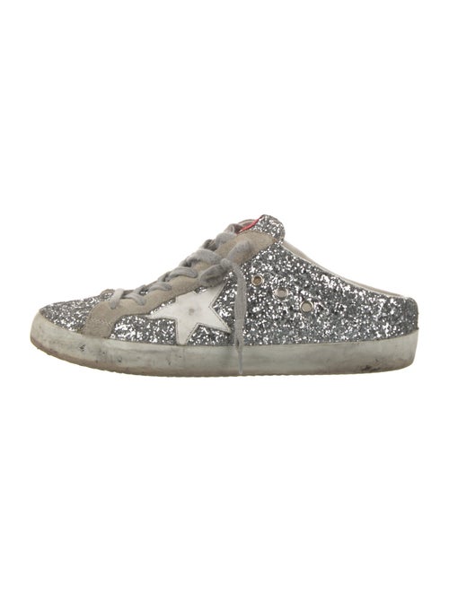 Golden Goose Glitter Printed Sneakers