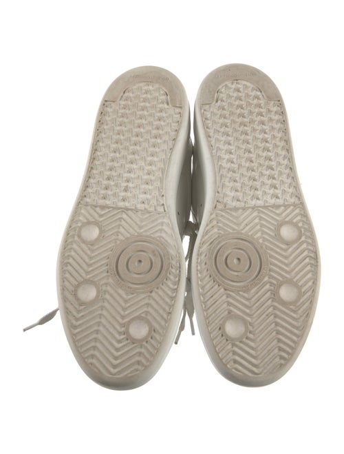 Golden Goose Leather Glitter Accents Sneakers