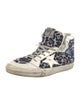 Golden Goose Velvet Printed Sneakers