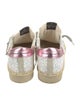 Golden Goose Glitter Printed Sneakers