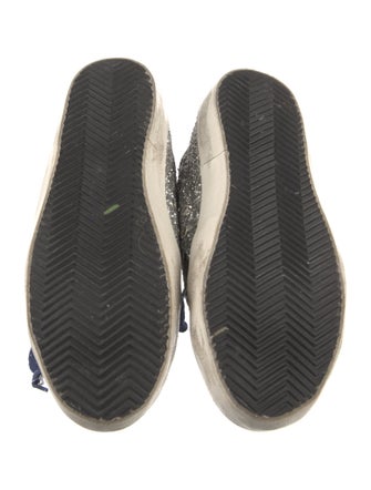 Golden Goose Glitter Distressed Accents Sneakers