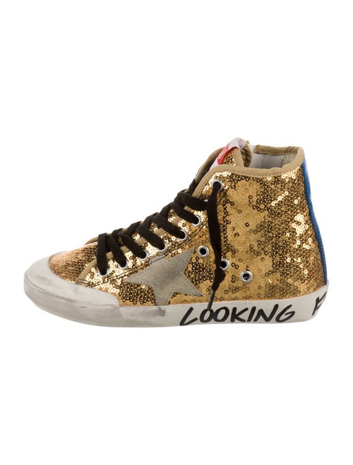 Golden Goose Sequins Printed Sneakers