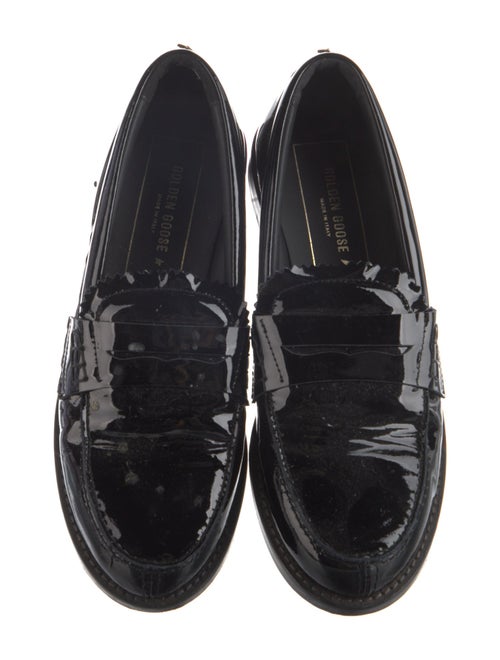 Golden Goose Patent Leather Scalloped Accent Loafers