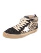 Golden Goose Suede Animal Print Sneakers