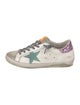 Golden Goose Leather Printed Sneakers