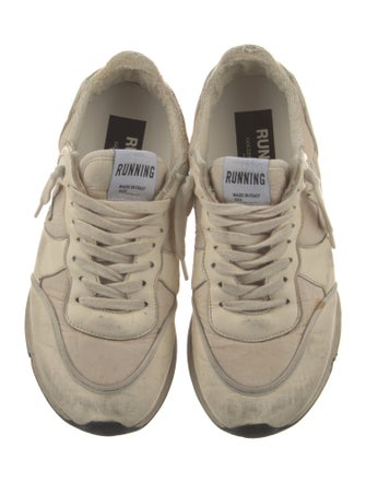 Golden Goose Leather Distressed Accents Sneakers