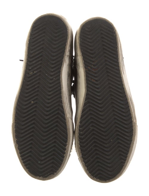 Golden Goose Leather Printed Sneakers