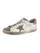 Golden Goose Leather Colorblock Pattern Sneakers