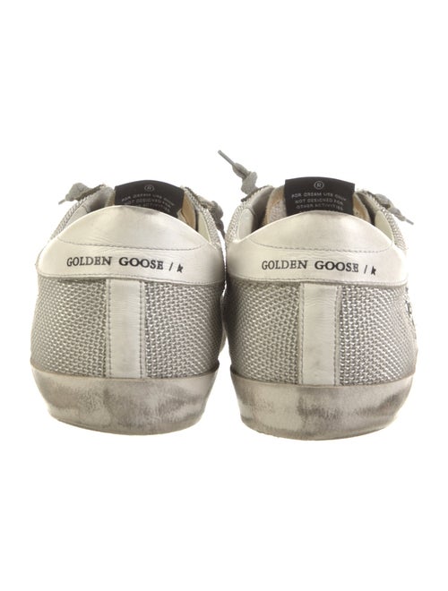 Golden Goose Mesh Colorblock Pattern Sneakers