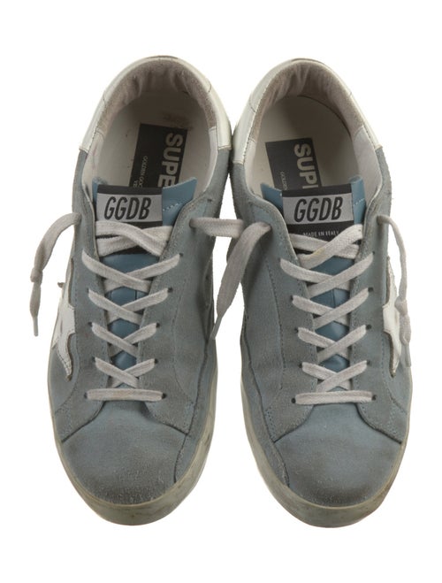 Golden Goose Suede Distressed Accents Sneakers