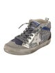 Golden Goose Glitter Printed Sneakers