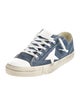 Golden Goose Suede Colorblock Pattern Sneakers