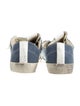 Golden Goose Suede Colorblock Pattern Sneakers