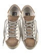 Golden Goose Leather Printed Sneakers