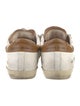Golden Goose Leather Printed Sneakers
