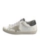 Golden Goose Leather Printed Sneakers