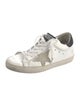 Golden Goose Leather Printed Sneakers